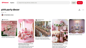 Pinterest - Princess Party Decor