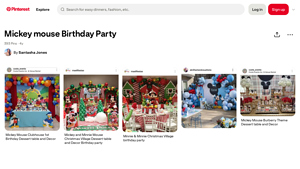 Pinterest - Mickey Mouse Birthday Party Essentials