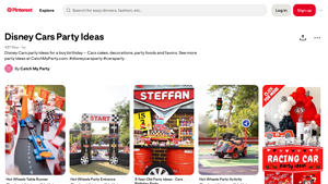 Pinterest - Disney Cars Party Ideas