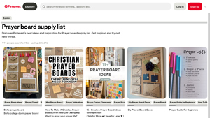 Pinterest - Christian Prayer Board Guide