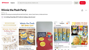 Etsy - Winnie The Pooh Kraft Favor Bags