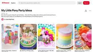Pinterest - My Little Pony Party Ideas