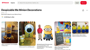 Pinterest - Minion Party Supplies