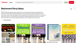 Pinterest - Retirement Party Ideas