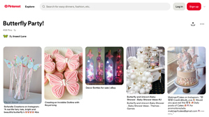 Pinterest - Butterfly Theme Party Ideas
