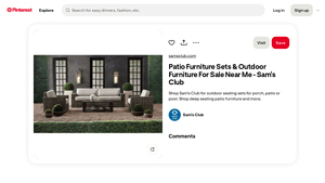 Sam's Club - Patio Furniture Sets