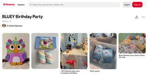 Pinterest - BLUEY Birthday Party Ideas