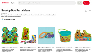 Scooby Doo - Deluxe Party Supplies Kit