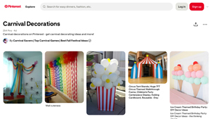 Pinterest - Carnival Decorations