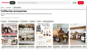 Pinterest - Coffee Bar Essentials