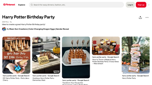 Pinterest - Harry Potter Party Ideas
