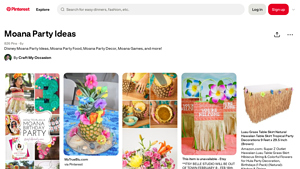 Pinterest - Moana Party Essentials