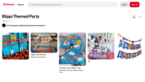Blippi - Cupcake Toppers & Party Supplies