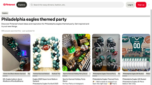Pinterest - Philadelphia Eagles Party Decorations