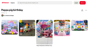 Pinterest - Peppa Pig Birthday Party Ideas