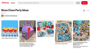 Pinterest - Blues Clues Party Favors