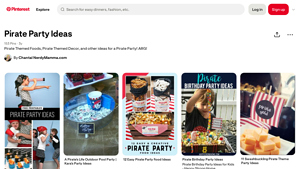 Pinterest - Pirate Party Ideas