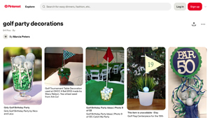 Pinterest - Golf Party Decorations