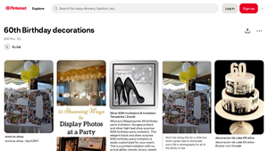 Pinterest - 60th Birthday Celebration Ideas