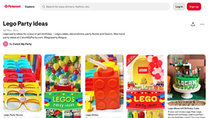 Pinterest - Lego Party Ideas