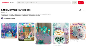 Pinterest - Little Mermaid Party Supplies