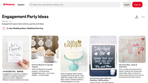 Pinterest - Engagement Party Essentials