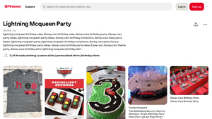 Disney Cars - Lightning McQueen Birthday Party Ideas