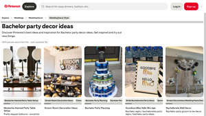 Pinterest - Bachelor Party Decor Ideas