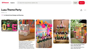 Pinterest - Luau Party Supplies