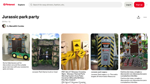 Pinterest - Jurassic World Party Games