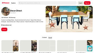 Pinterest - Custom Live Edge Furniture
