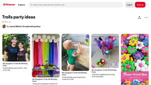Pinterest - Trolls Party Ideas