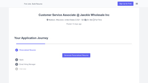 Jaeckle Wholesale Inc - Customer Service Associate