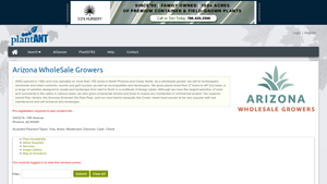 Arizona WholeSale Growers - Diverse Plant Selection