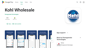 Kohl Wholesale - Mobile Ordering App