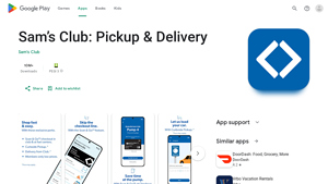 Sam’s Club - Pickup & Delivery App