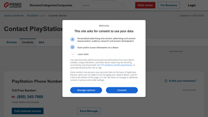 PlayStation - Customer Service Contacts