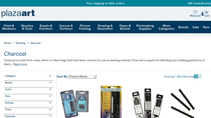 Plaza Art - Charcoal Drawing Supplies