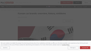 Korean Car Brands - Hyundai, Kia, Genesis, SsangYong, Renault Samsung Motors, Daewoo Motors, Proto Motors