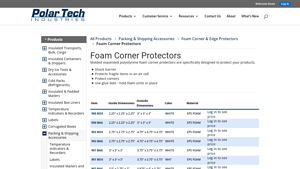 Polar Tech - Foam Corner Protectors