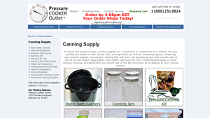 Pressure Cooker Outlet - Canning Supplies