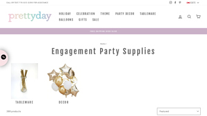 Pretty Day - Engagement Party Supplies