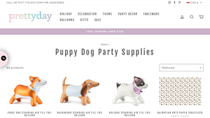 Pretty Day - Puppy Dog Party Supplies
