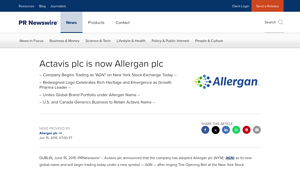 Allergan - Growth Pharma Leader