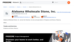 Alabama Wholesale Stone - Fireplaces and Stoves
