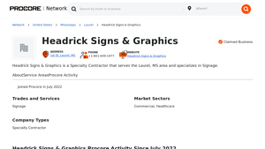 Headrick Signs & Graphics - Specialty Signage Solutions