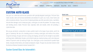 ProCurve Glass - Custom Curved Auto Glass