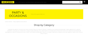 Dollar General - Party Supplies and Decorations