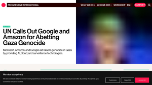 Progressive International - Tech Giants and Human Rights