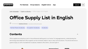 Promova - Essential Office Supplies